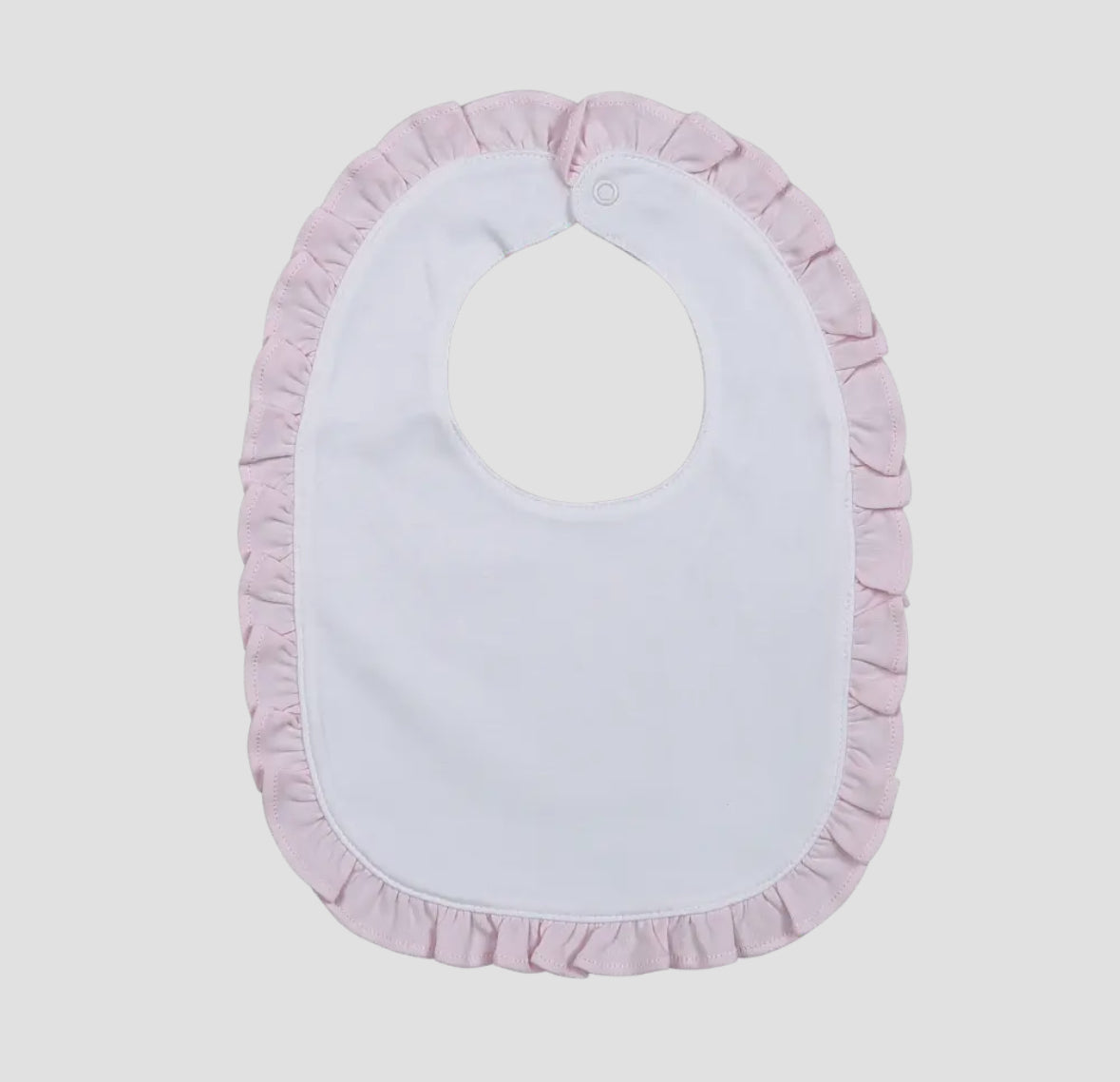 Pink Ruffle Bib