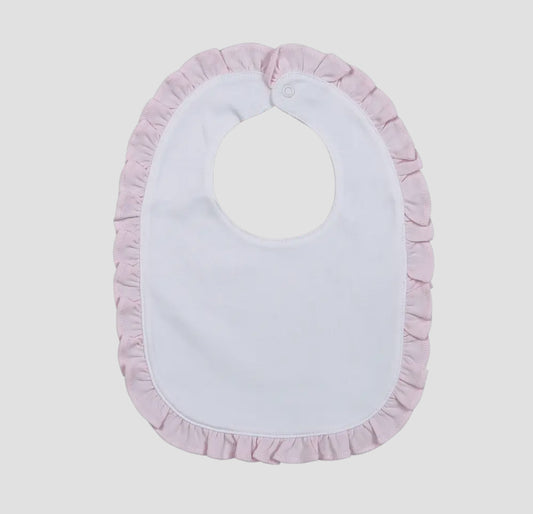 Pink Ruffle Bib