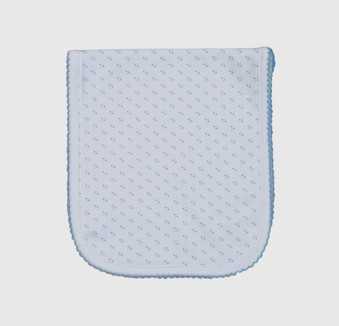 Blue Dotted Pima Burb Cloth