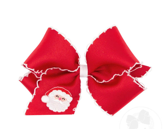 Red Santa Bow