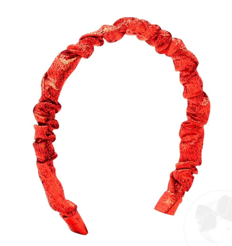 Red Ruffle Headband