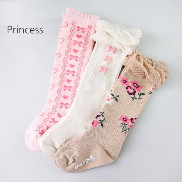 Princess Knee Socks - Pink