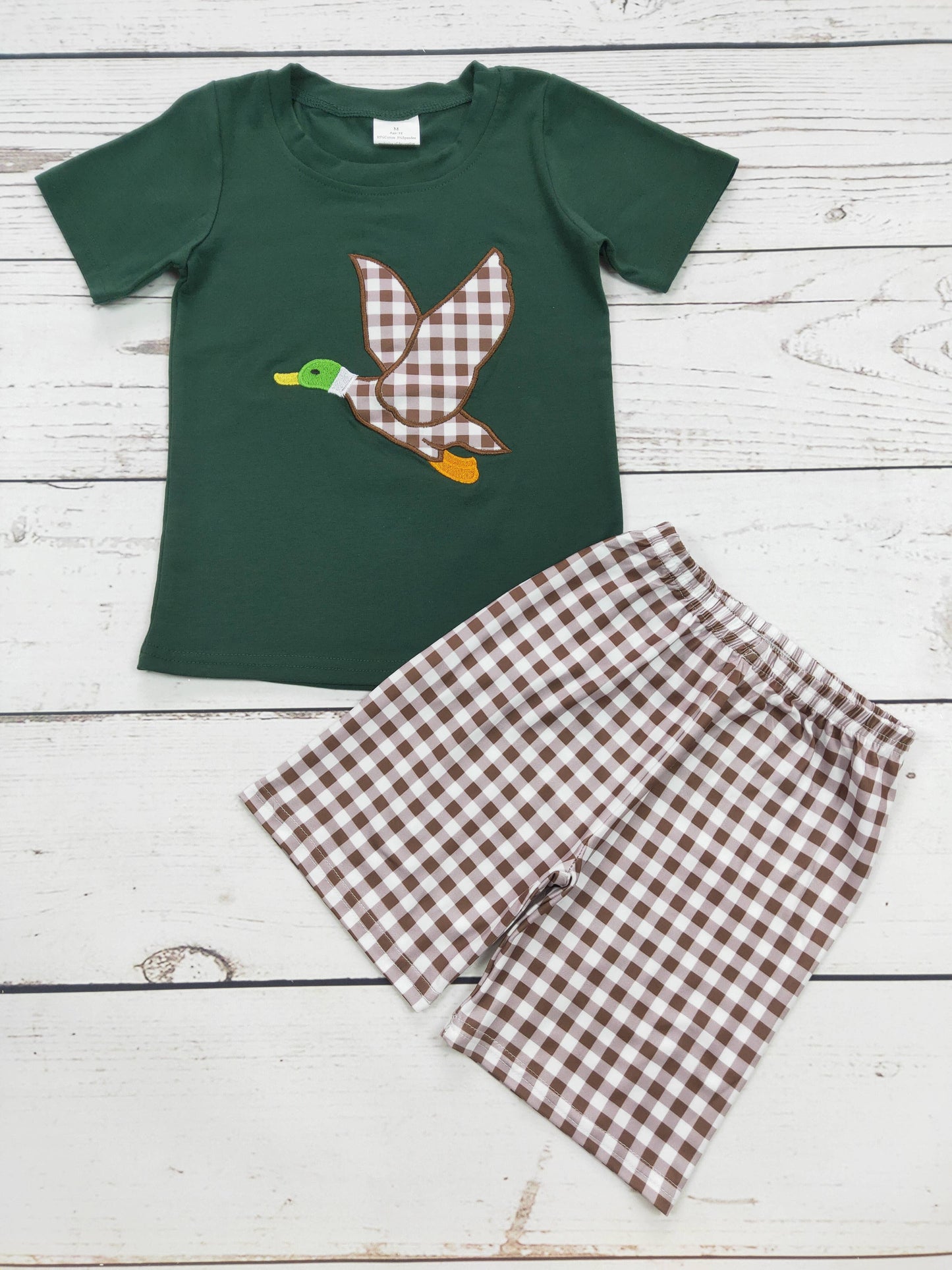 Checkered Duck Appliqué Set